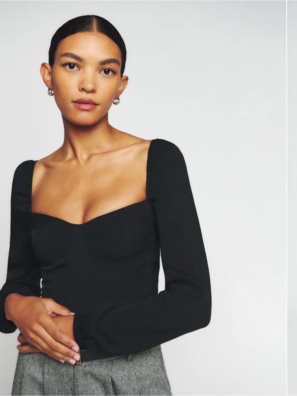 Sweetheart Neck Top